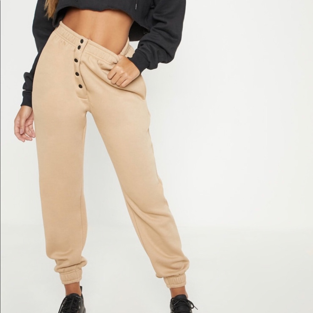 Popper front joggers